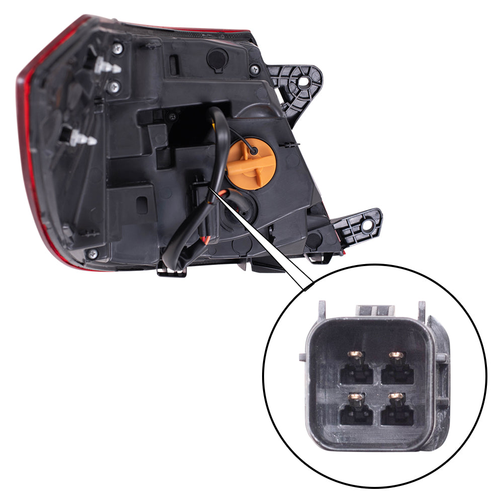 Tail Light for 2018-2022 Accord Sedan Body Mount 21-22 Hybrid 33500TVAA01 Right HO2805118