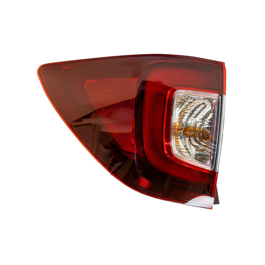 Brock 7222-0063L Driver Side Left Combination Tail Light Assembly Compatible with 2019-2022 Honda Pilot Black Edition/Sport 2022-2023 Honda Passport TrailSport