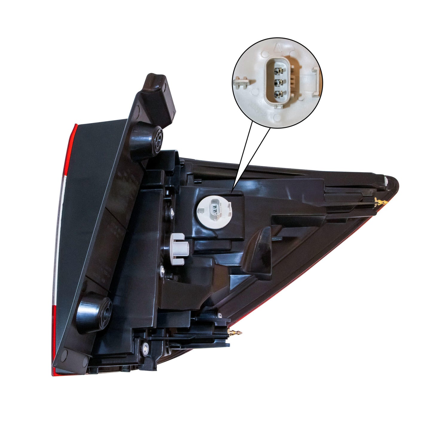 Brock 7222-0063L Driver Side Left Combination Tail Light Assembly Compatible with 2019-2022 Honda Pilot Black Edition/Sport 2022-2023 Honda Passport TrailSport
