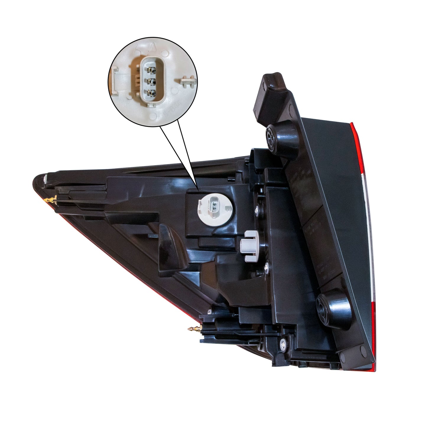 Brock 7222-0063R Passenger Side Right Combination Tail Light Assembly Compatible with 2019-2022 Honda Pilot Black Edition/Sport 2022-2023 Honda Passport TrailSport
