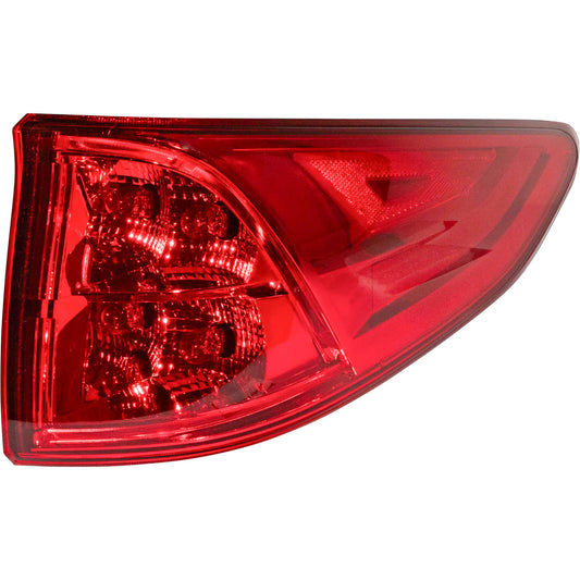 Brock 7222-0083R Passenger Side Right LED Combination Tail Light Assembly Compatible with 2018-2023 Honda Odyssey Body Mounted