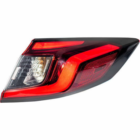Brock 7222-0087R Passenger Side Right Combination Tail Light Assembly Body Mounted Compatible with 2022-2025 Honda Civic Hatchback 2023-2024 Honda Civic Type R