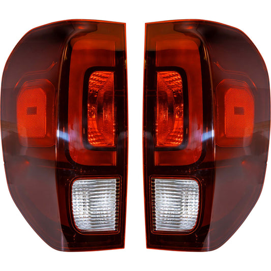 Brock Driver Side Left Passenger Side Right LED Combination Tail Light Assembly Set Compatible with 2017-2025 Honda Ridgeline 7222-0088LR