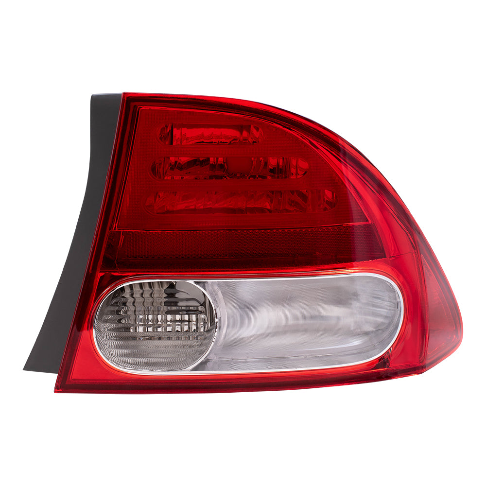 Tail Light for 2009-2011 Civic Sedan Quarter Mounted 33551SNAA51 Set HO2818138
