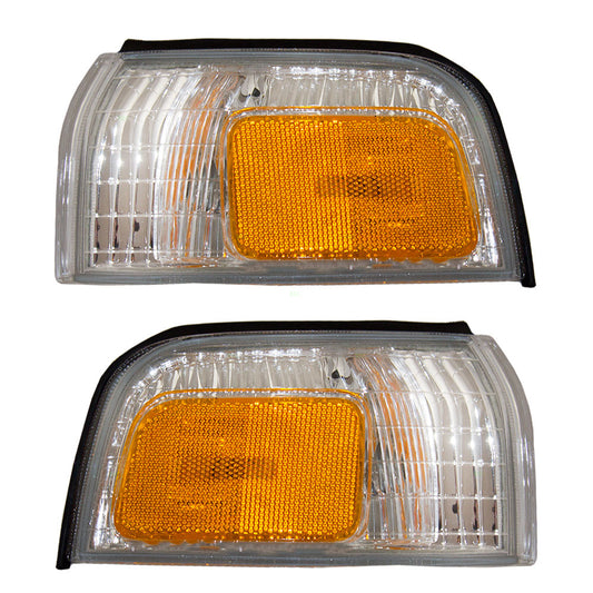 Park/Signal/Side Marker for 1990-1991 Accord Fender Mounted for 34350SM4A02 Set HO2550110