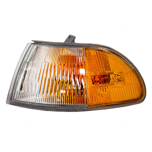 Brock Replacement Drivers Park Signal Corner Marker Light Lamp Compatible with 92-95 Civic 33350SR4A02
