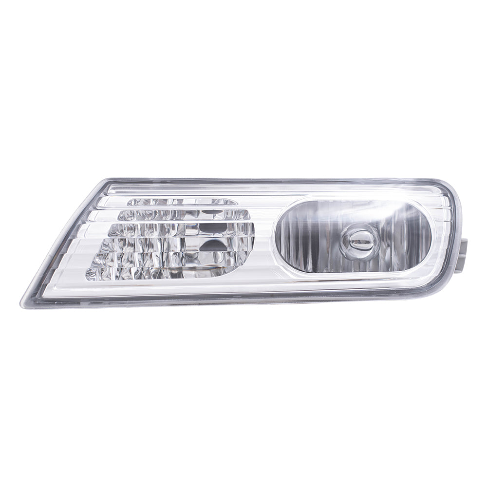 Brock Replacement Driver and Passenger Fog Lights Lamps Compatible with 07-09 MDX 33951-STX-A01 33901-STX-A01