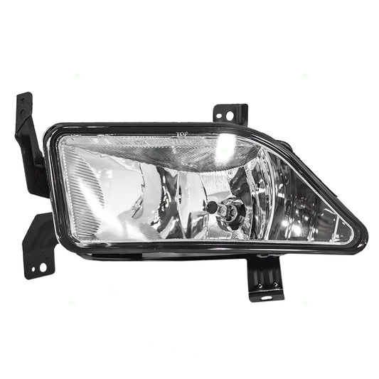 Brock Replacement Drivers Fog Light Lamp Compatible with 06-08 Pilot SUV 33951-S9V-A11