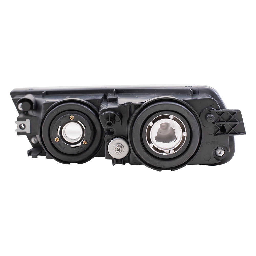 Brock Replacement Driver and Passenger Side Fog Light Units Compatible with 2010-2013 Acura MDX