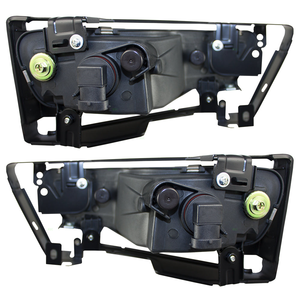 Fog Light for 2013-2015 Accord Sedan Clear Lens w/ Bulb Wiring Switch for Set