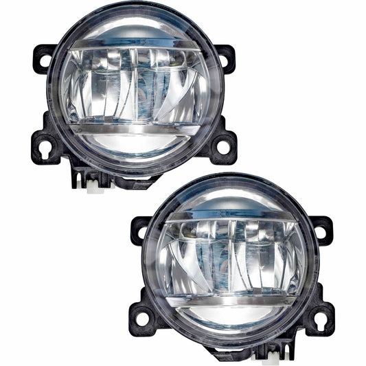 Brock Driver Left Passenger Right LED Fog Light 2pc Set Compatible with 2016-2022 Honda Pilot 2018-2023 Honda Odyssey 2019-2021 Honda Passport 2017-2021 Honda Civic 2018-2023 Acura TLX 7225-0060LR