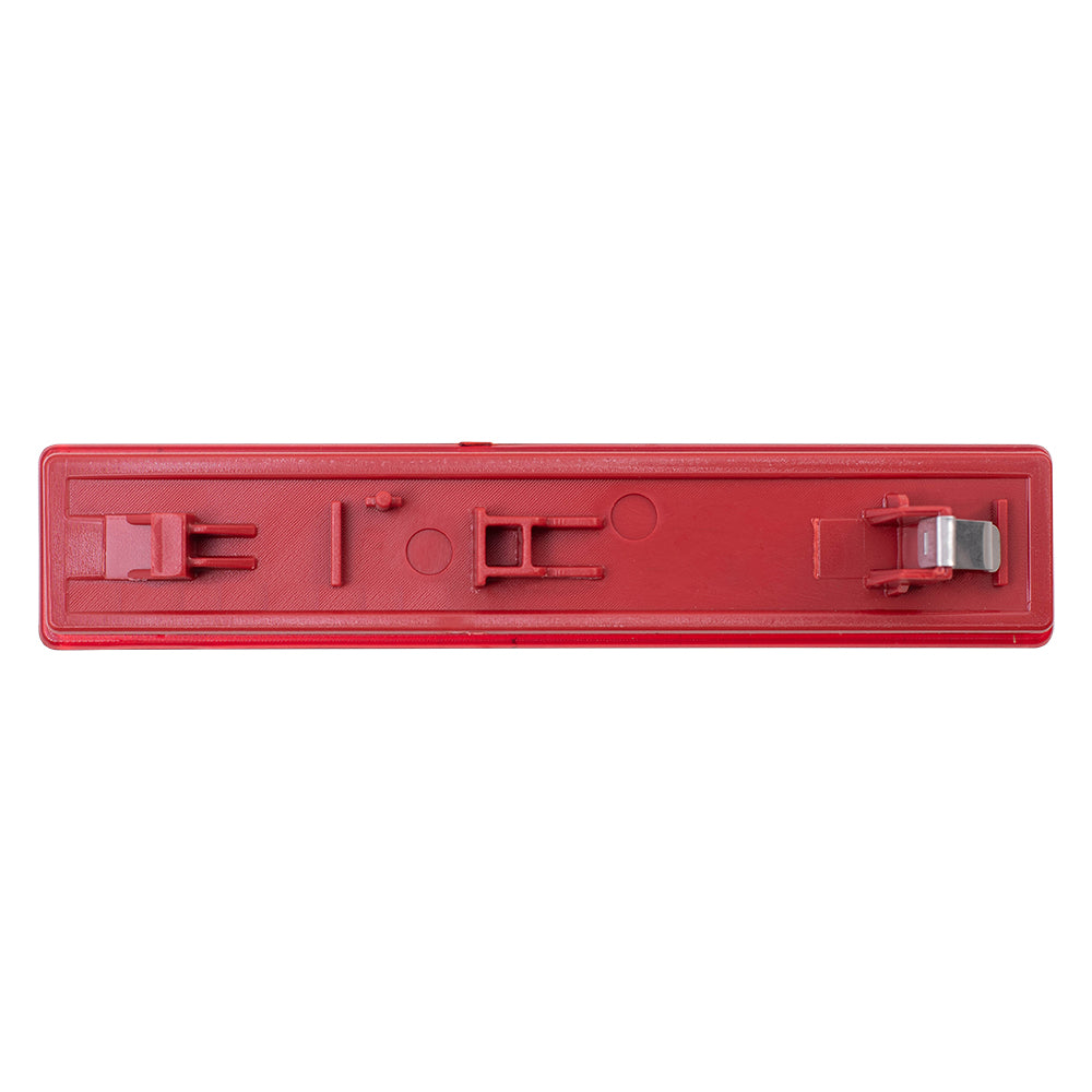 Brock Replacement Drivers Rear Bumper Reflector Signal Marker Lens Compatible with 06-08 Pilot 33555-S9V-A11 HO1184102