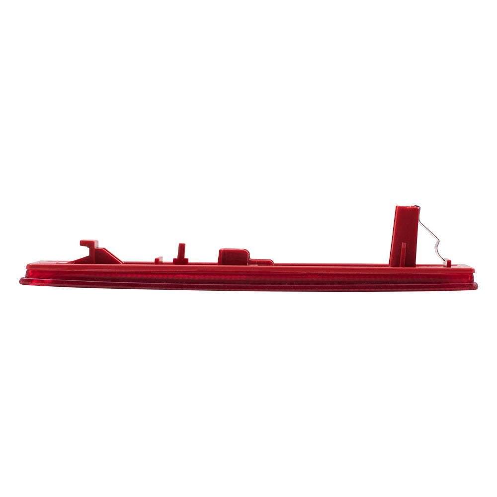 Brock Replacement Drivers Rear Bumper Reflector Signal Marker Lens Compatible with 06-08 Pilot 33555-S9V-A11 HO1184102