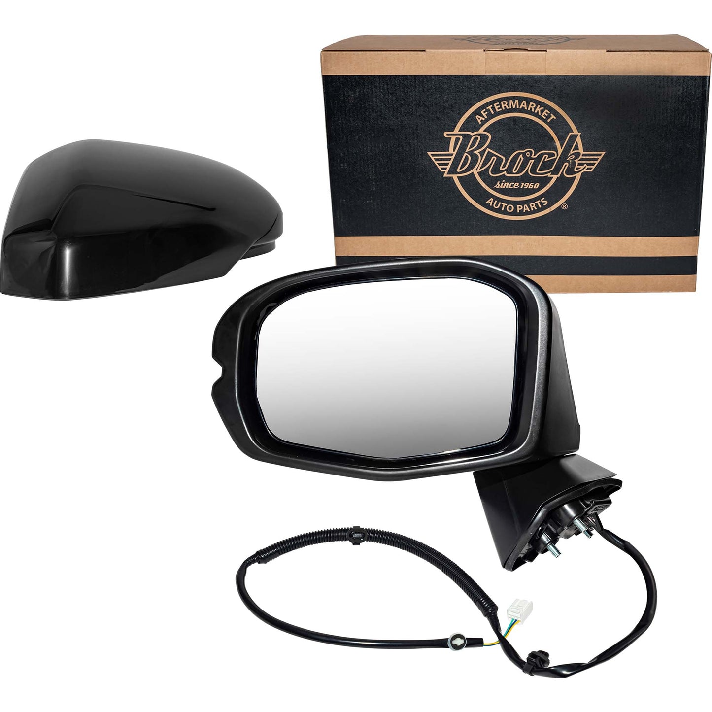 Power Mirror for 2023-2025 HR-V Smooth Black 762583W0A03 Left HO1320362