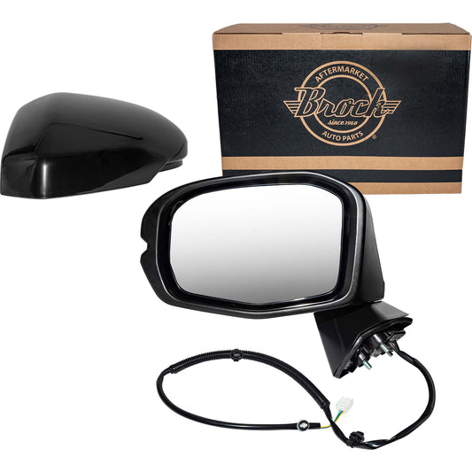 Power Mirror for 2023-2025 HR-V Smooth Black 762583W0A03 Left HO1320362