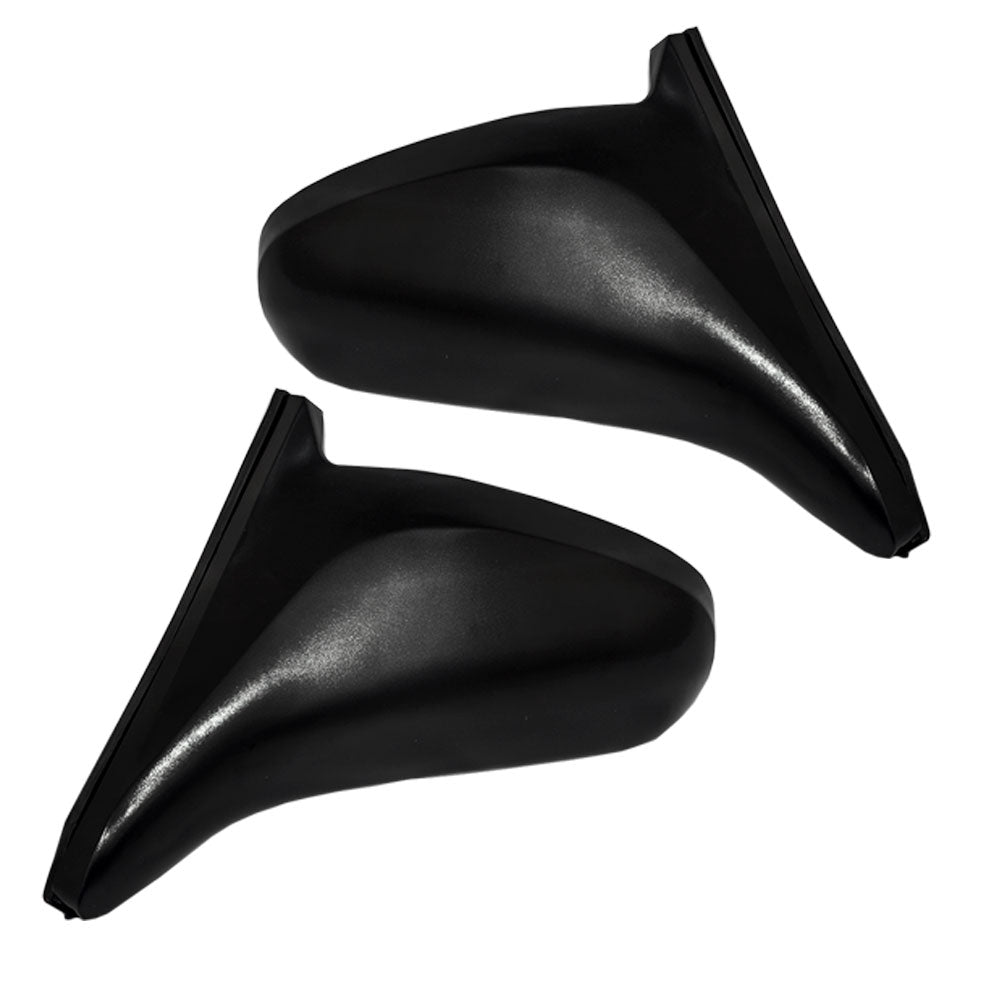 Brock Replacement Pair Set Power Side View Mirrors Textured Compatible with 96-00 Civic Coupe 76250-S02-A15 76200-S02-A15