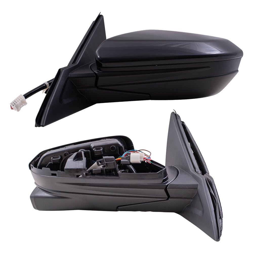 Power Mirror for 2016 Civic Sedan North America Built Heated Manual Fold 76258TBAA02ZA Set HO1320284