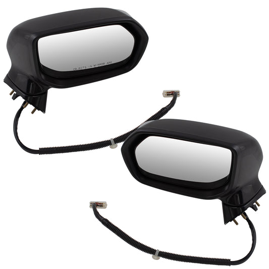 Power Mirror for 2009-2012 RDX 14 Hole 11 Pin Connector Turn Signal Indicator Memory Heated 76250STKA03ZJ Set AC1320122