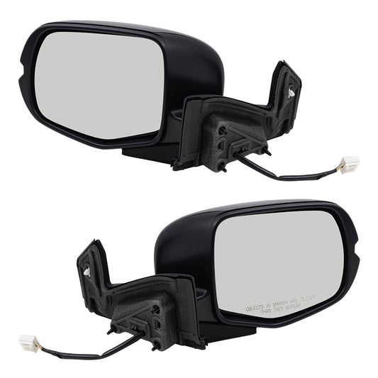 Power Mirror for 2019-2022 Pilot EX/Sport Turn Signal Indicator Heated Manual Fold for 2022-2023 Passport 76250TG7C42ZD Set HO1320334