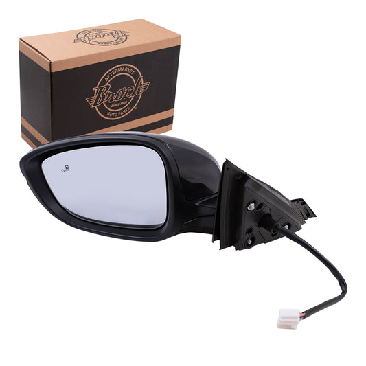 Power Mirror for 2018-2022 Accord Sedan Ex-L/Touring Blind Spot Detection Turn Signal Indicator Heated 76258TVAA42 Left HO1320330