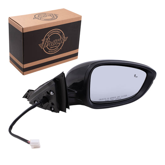 Power Mirror for 2018-2022 Accord Sedan Ex-L/Touring Blind Spot Detection Turn Signal Indicator Heated 76208TVAA42 Right HO1321330