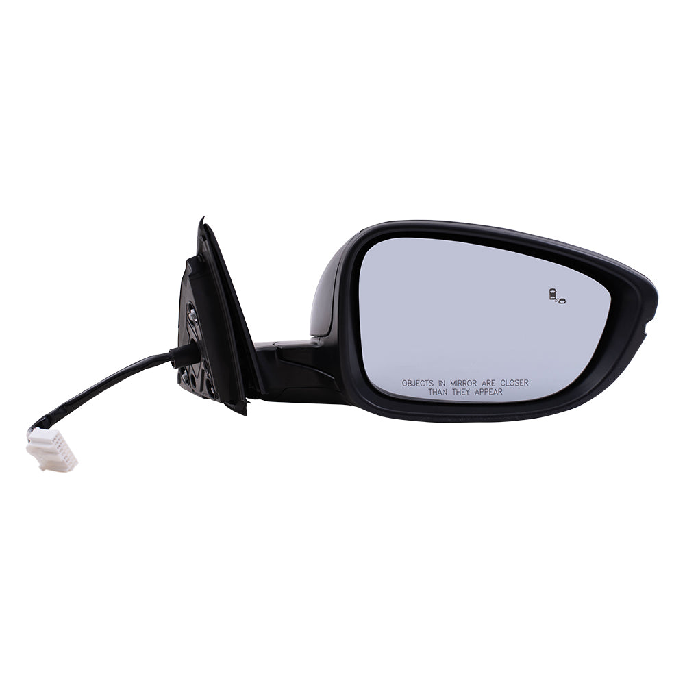 Power Mirror for 2018-2022 Accord Sedan Ex-L/Touring Blind Spot Detection Turn Signal Indicator Heated 76208TVAA42 Right HO1321330