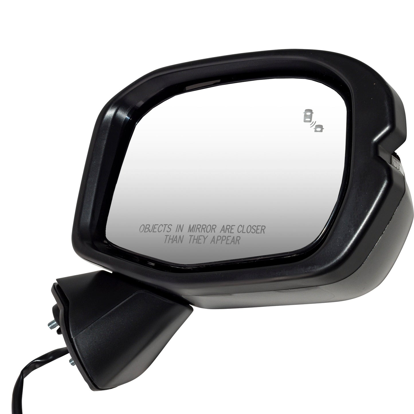 Brock Driver Side Left Passenger Side Right Power Door Mirror Set PTM Black With Heat-Turn Signal Light-Blind Spot Detection Compatible with 2023-2025 Honda HR-V EX-L/EX-L Navi/Sport 7332-0027LR