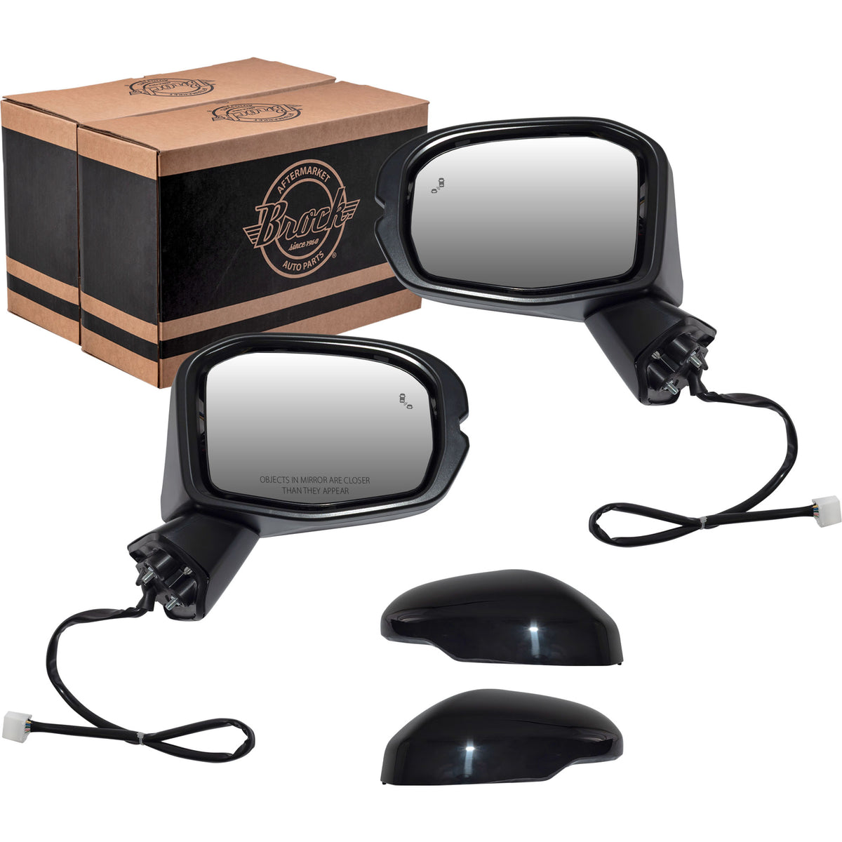 Power Mirror for 2023-2025 CR-V Blind Spot Detection Turn Signal Indicator Heated 762583A0A12 Set HO1320360