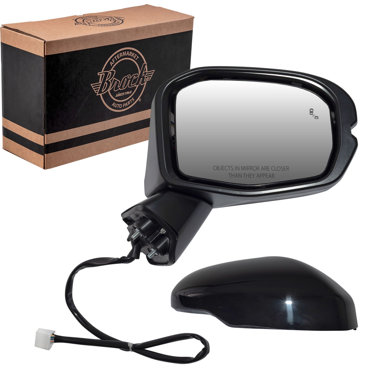 Power Mirror for 2023-2025 CR-V Blind Spot Detection Turn Signal Indicator Heated 762083A0A12 Right HO1321360