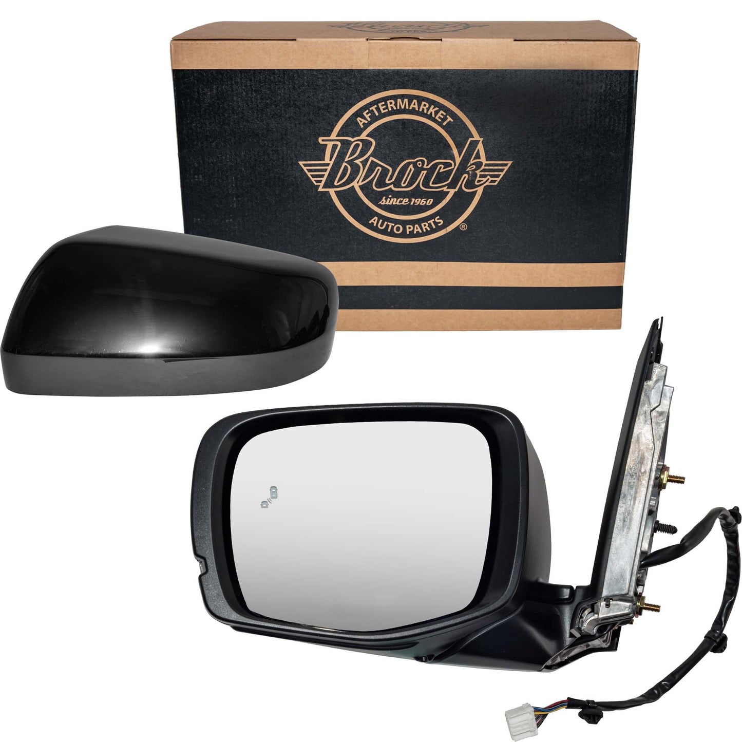 Power Mirror for 2023-2025 Pilot Blind Spot Detection Turn Signal Indicator Memory Heated 76258T90A21 Left HO1320365