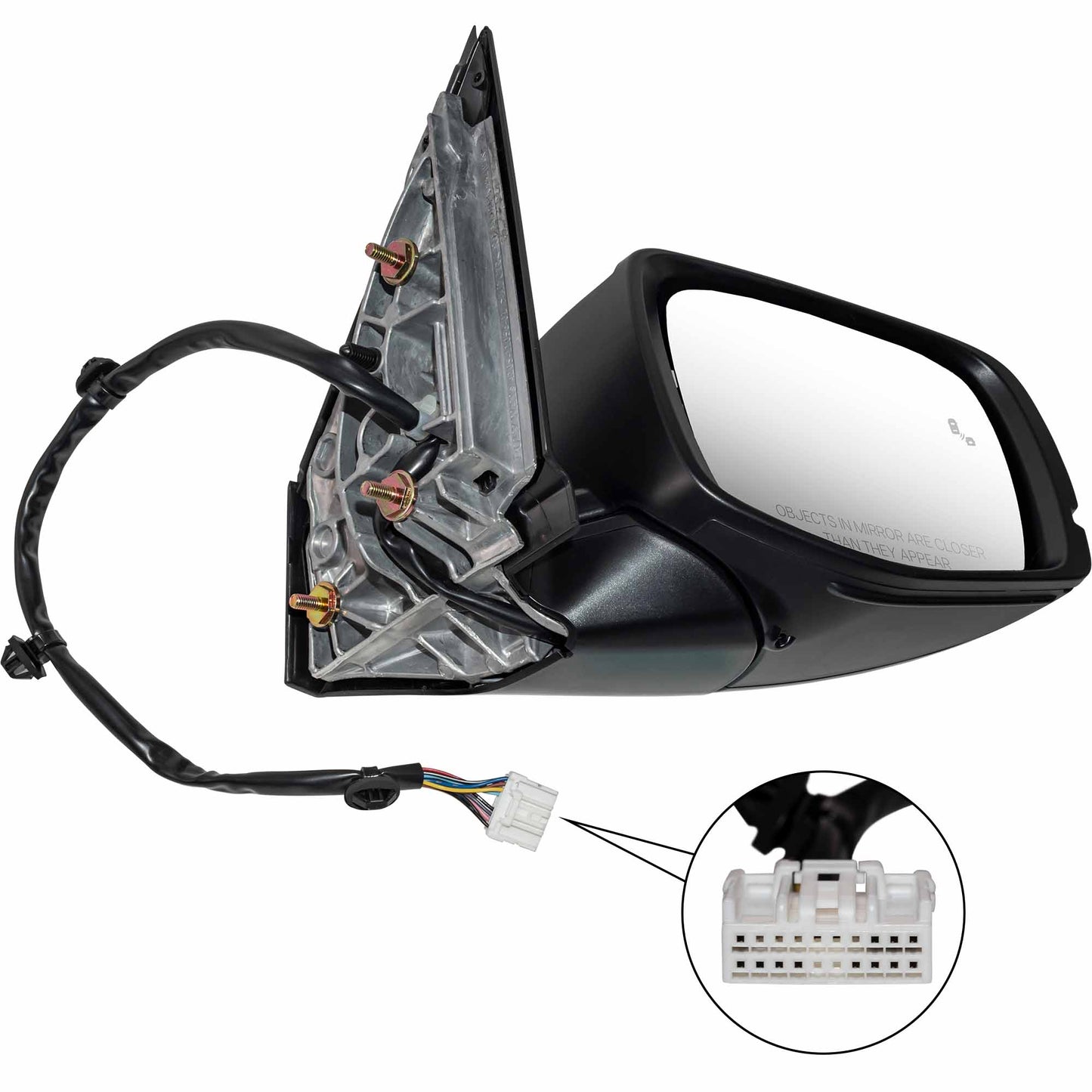 Power Mirror for 2023-2025 Pilot Blind Spot Detection Turn Signal Indicator Memory Heated 76208T90A21 Right HO1321365