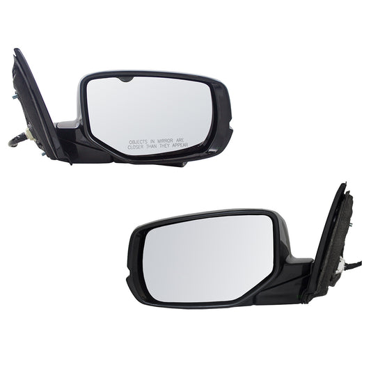 Power Mirror for 2013-2017 Accord Sedan Aspherical Glass Turn Signal Indicator Heated 76250T2GA11ZC Set HO1320275