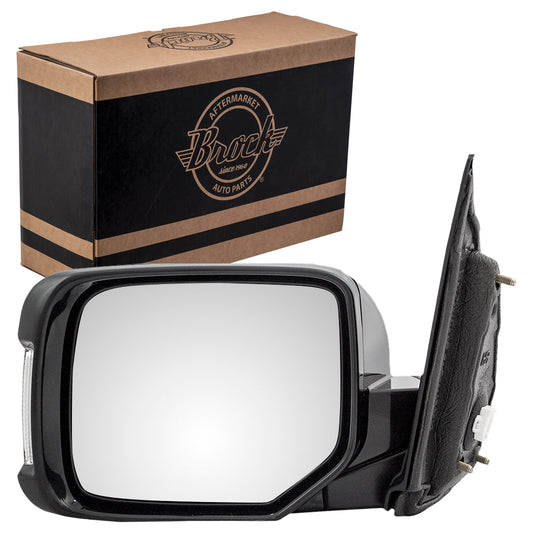 Power Mirror for 2009-2015 Pilot Turn Signal Indicator Memory Heated 76250SZAA33ZE Left HO1320249