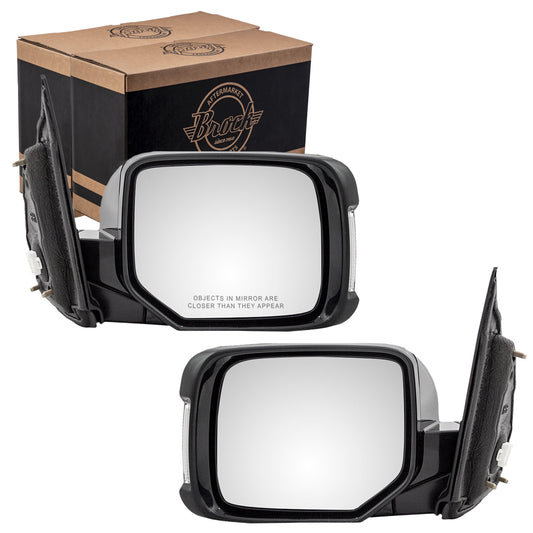 Power Mirror for 2009-2015 Pilot Turn Signal Indicator Memory Heated 76250SZAA33ZE Set HO1320249