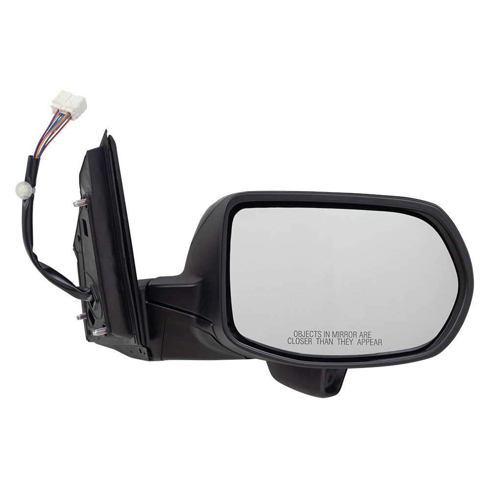 Brock Replacement Passengers Power Mirror Compatible with 2015-2016 CR-V Right Side View with Camera repairs OE 76208T1WA01 76208-T1W-A01
