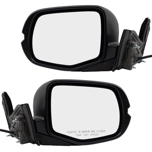 Power Mirror for 2017-2023 Ridgeline LX/RTL-T AWD/RTL AWD Heated Manual Fold 76250T6ZA51ZD Set HO1320324