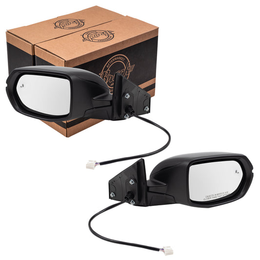 Power Mirror for 2017-2022 CR-V Blind Spot Detection Turn Signal Indicator Heated 76258TLAA32 Set HO1320318
