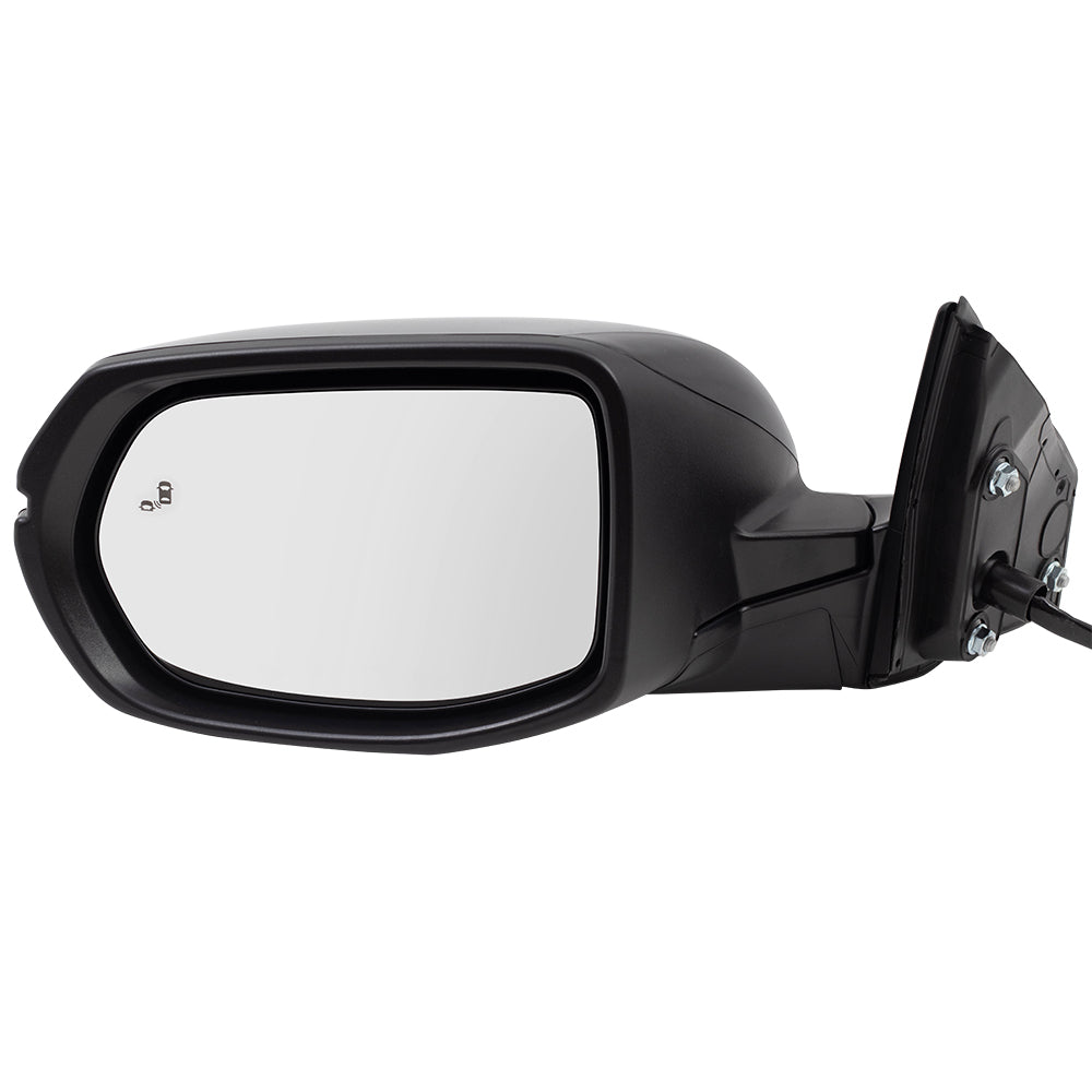 Brock Aftemarket Replacement Driver Left Power Mirror Paint to Match Black with Heat-Signal-Blind Spot Detection Compatible with 2017-2022 Honda CR-V EX/EX-L/Touring/Black Edition