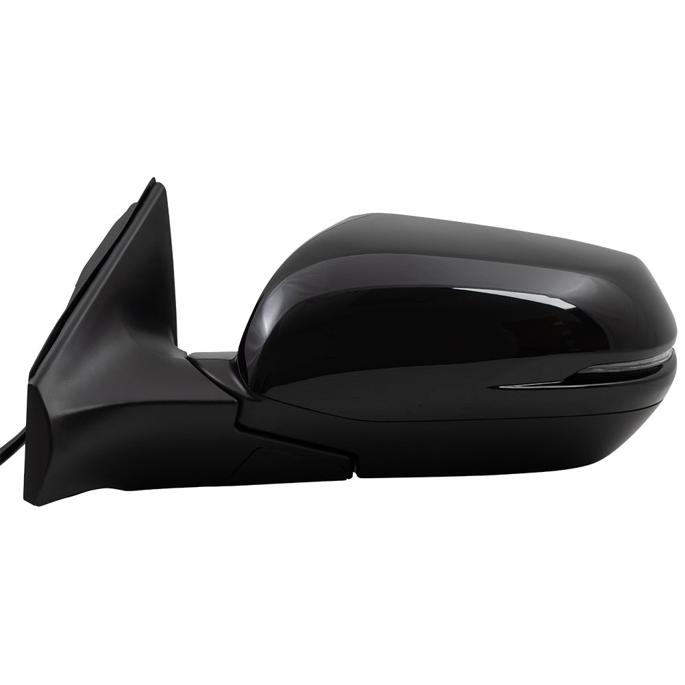 Brock Aftemarket Replacement Driver Left Power Mirror Paint to Match Black with Heat-Signal-Blind Spot Detection Compatible with 2017-2022 Honda CR-V EX/EX-L/Touring/Black Edition
