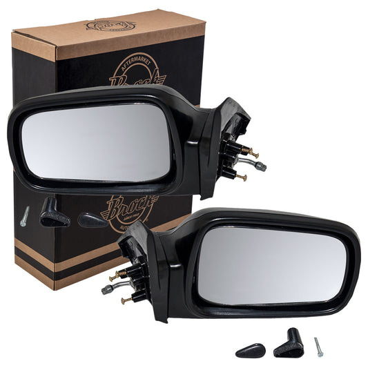 Manual Mirror for 1988-1991 Civic Hatchback 76250SH3A02 Set