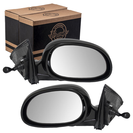 Manual Mirror for 1993-1995 Civic Coupe/Hatchback 76250SR3A05 Set