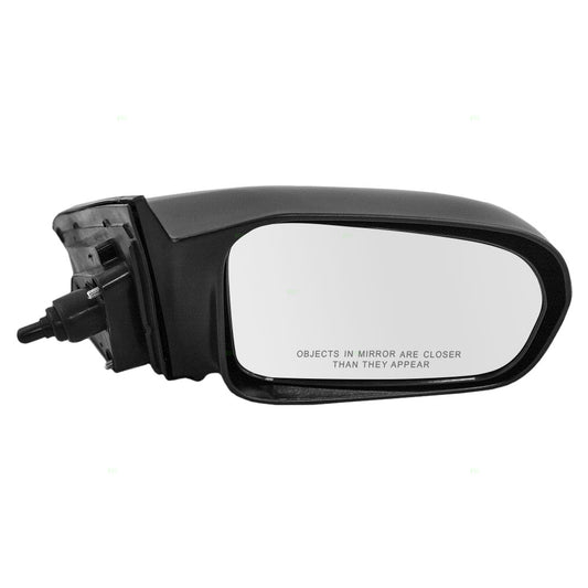 Brock Replacement Passengers Manual Remote Side View Mirror Compatible with 2001-2005 Civic Coupe 76200-S5P-A01