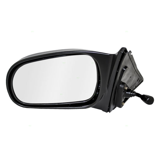 Brock Replacement Drivers Manual Remote Side View Mirror Compatible with 1996-2000 Civic Sedan 76250S01A05