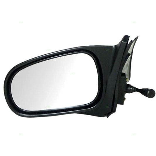 Brock Replacement Drivers Manual Remote Side View Mirror Compatible with 1996-2000 Civic Couple Hatchback 76250-S00-A05