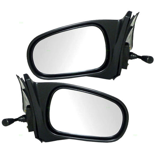 Manual Mirror for 1996-2000 Civic Coupe/Hatchback 76250S00A05 Set