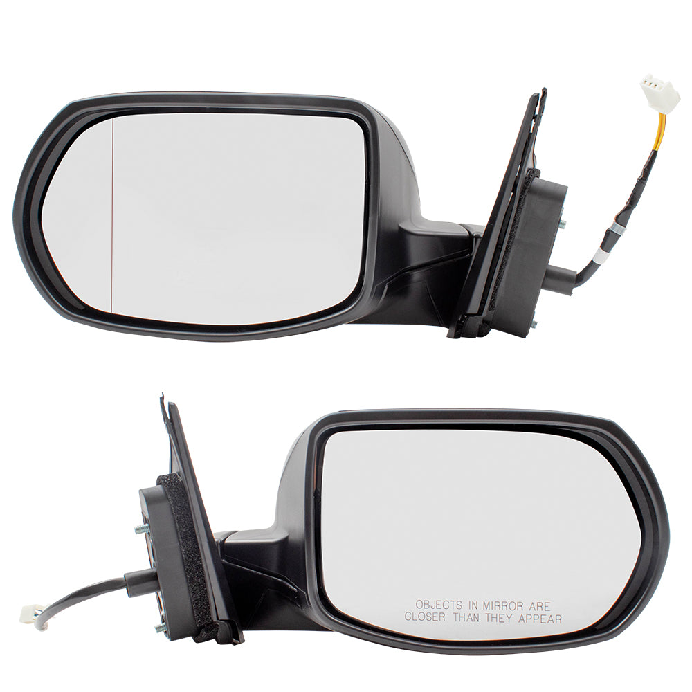 Power Mirror for 2016-2022 HR-V LX Aspherical Glass 76258T7WA02 Set HO1320285