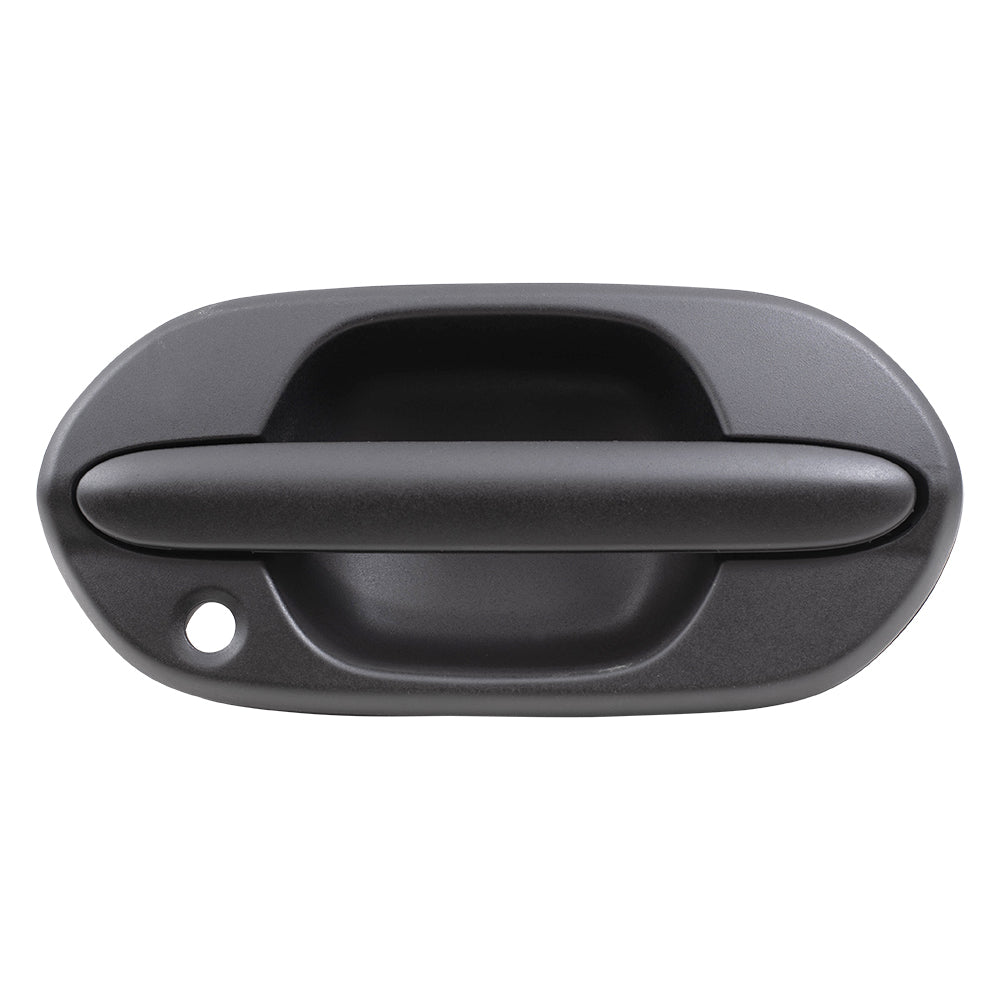 Brock Replacement Passengers Front Outside Outer Textured Door Handle compatible with Van 72140-S0X-A03