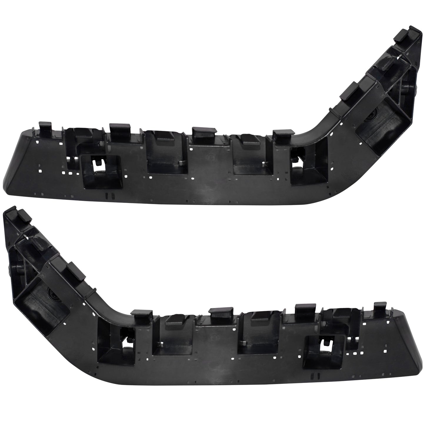Brock Front Driver Side Left Passenger Side Right Bumper Cover Retainer Spacer Bracket Set Compatible with 2016-2021 Honda Civic Sedan North American Built 2016-2020 Honda Civic Coupe 7449-0025LR