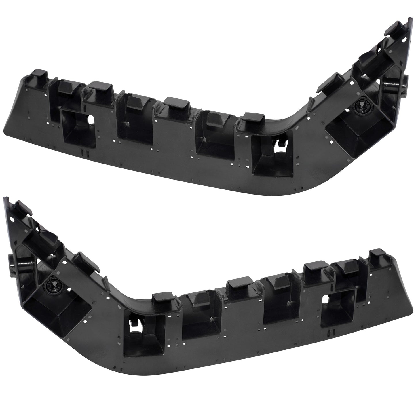 Brock Front Driver Side Left Passenger Side Right Bumper Cover Retainer Spacer Bracket Set Compatible with 2016-2021 Honda Civic Sedan North American Built 2016-2020 Honda Civic Coupe 7449-0025LR