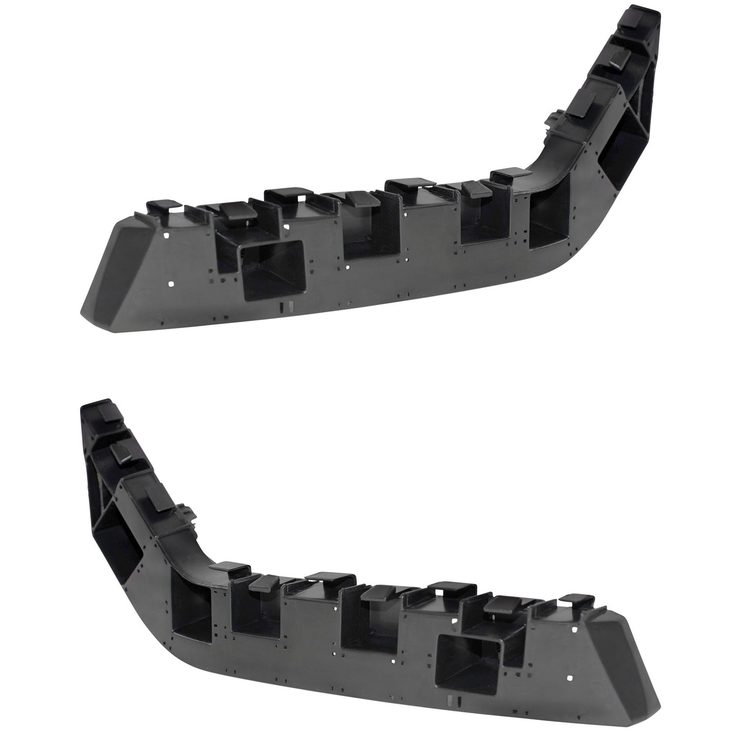 Brock Front Driver Side Left Passenger Side Right Bumper Cover Retainer Spacer Bracket Set Compatible with 2016-2021 Honda Civic Sedan North American Built 2016-2020 Honda Civic Coupe 7449-0025LR